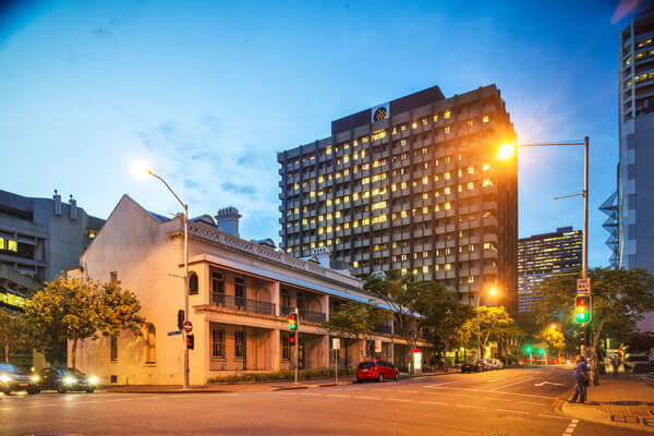 Harris Terrace in current condition