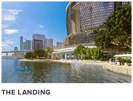 the landing